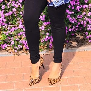 Jessica Simpson leopard heels BRAND NEW